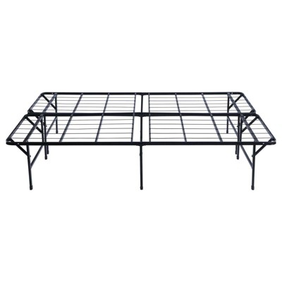 Mabel Full Black Metal Folding Platform Bed Frame