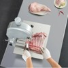 VEVOR Commercial Electric Meat Bandsaw, 1800W Stainless Steel Countertop Bone Sawing Machine, Workbeach 15" x 19.1", Silver - 2 of 4