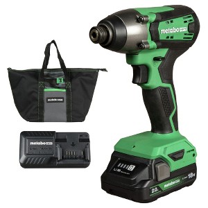 Metabo HPT WH18DFXM 18V MultiVolt Brushed Lithium-Ion 1/4 in. Cordless Impact Driver Kit (2 Ah) - 1 of 4