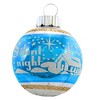 Christopher Radko 2.0 Inch Vintage Flocked Ornament Set Patterns Glitter Scenes Tree Ornament Sets - 3 of 3