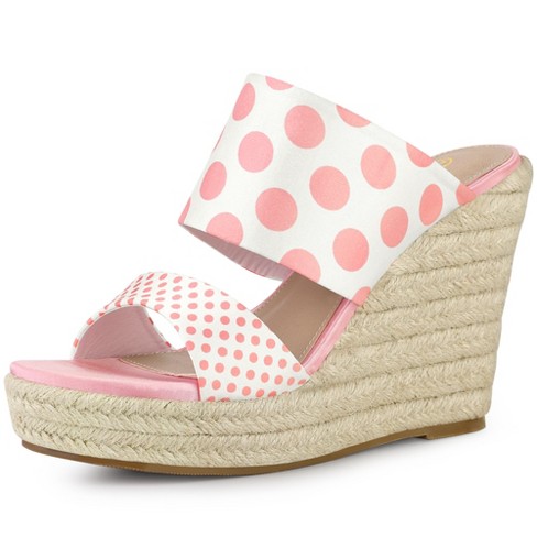 Allegra K Women's Espadrille Platform Heeled Wedges Sandals Hot