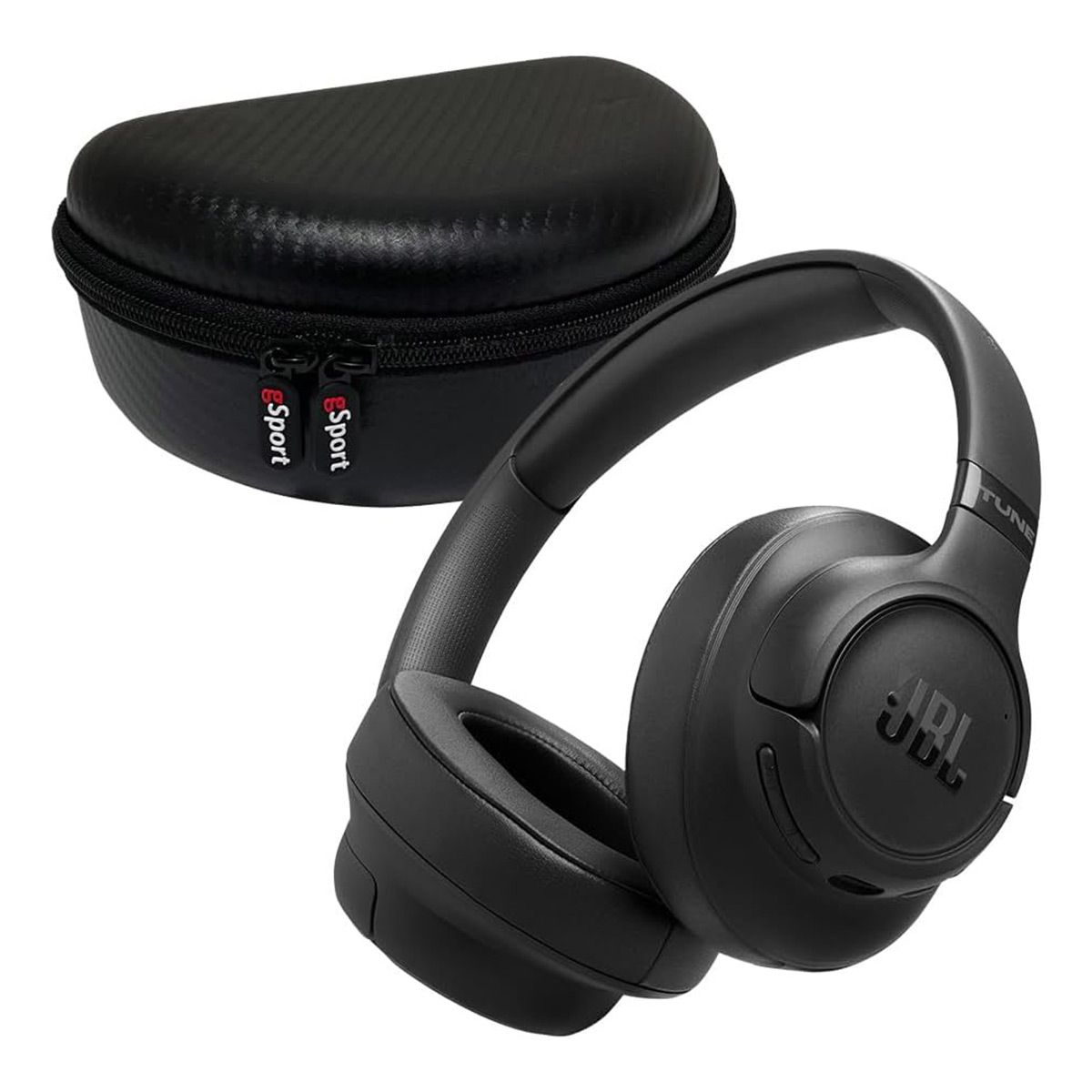 JBL Tune 780NC Wireless Over Ear Noise Cancelling Headphone Bundle with gSport Case