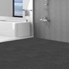 VEVOR Modular Interlocking Cushion, 12 Pack 12" x 12" Splicing Drainage Mats, Soft PVC Interlocking Drainage Floor Tiles, Black - 2 of 4