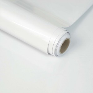 Twinkle Pearl White Vinyl Peel & Stick Wallpaper Roll Glossy White Self Adhesive Contact Paper (Covers 30.78 sq. ft. ) - 1 of 4