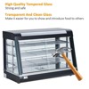 Commercial Food Warmer Display, Countertop Pastry Warmer, Pizza Warmer Cabinet with 3D Heating - 3 of 4