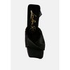 Cupid Kiss Pleated Twist Strap Sandals Women - 4 of 4