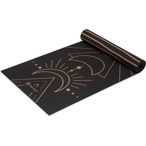 Extra Thick 6mm Yoga Mat, Reversible Non-Slip Print Exercise Mat for All Yoga Types, Pilate - 1 of 4