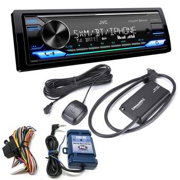 JVC KD-X380BTS Digital Media Receiver featuring Bluetooth/USB/Amazon Alexa w/ SWI-RC Steering Wheel Control Interface and Satellite Radio Tuner
