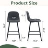 DOMETOUR  Mordern Bar Chair Set - Two Pieces for Placement in Bars, Living room - 4 of 4
