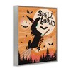Stupell Industries Spell Bound Witch Flying Moonlit Sky Framed Giclee Art - 2 of 4