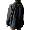 Imily Bela Casual V Neck Denim Shirt Jacket Long Sleeve Womens Wardrobe Essential - 2 of 4
