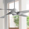 64" Minka Aire Modern Indoor Ceiling Fan with LED Light Remote Control Brushed Nickel Silver for Living Room Kitchen Bedroom Home - 2 of 4