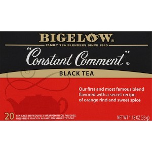 Bigelow Constant Comment, Black Tea Bags, 20 Count, 1.18 oz - 1 of 4