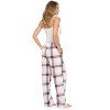 Casual Nights Women's Flannel Pajama Sleep Pants, Super Soft Plaid Pjs Bottoms - 3 of 4