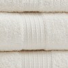 Vynxaria Bath Towels and Washcloths: Ivory 6-Piece Eco-Friendly Set - 4 of 4