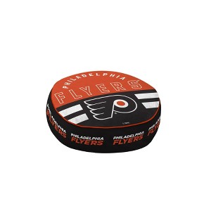 NHL Philadelphia Flyers Circle Plushlete Pillow: Sports Team Logo, Round, Indoor Use - 1 of 3