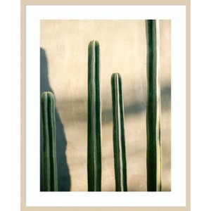 Amanti Art Oaxaca Shades of Green by Raisa Zwart Wood Framed Wall Art Print - 1 of 4