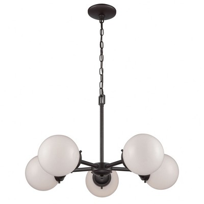 Thomas Lighting Beckett 5 - Light Chandelier in  Oil Rubbed Bronze