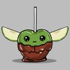 Men's Star Wars: The Mandalorian Grogu Candy Apple T-Shirt - 2 of 4