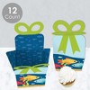 Big Dot of Happiness Let's Go Fishing - Square Favor Gift Boxes - Fish Themed Birthday Party or Baby Shower Bow Boxes - Set of 12 - 3 of 4