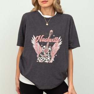 Simply Sage Market Take Me To Nashville Guitar Short Sleeve Tee - 1 of 4