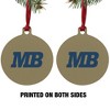California State University Monterey Bay Secondary Logo Aluminum Holiday Christmas Tree Ornament - 2 of 4