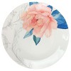 Gibson 8 Inch Fine Ceramic 6 Piece Floral Decorated Dessert Plate Set - 4 of 4