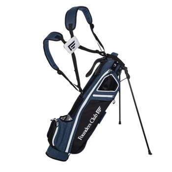 Founders Club Sunday Golf Bag with Dual Strap and Stand Blue