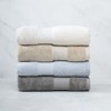 Farm to Home Organic Cotton Towel Set of 6, GOTS & Oeko-TEX Certified, 2 Bath Towels, 2 Hand Towels & 2 Washcloths - Stone - 2 of 2