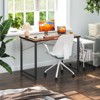 Itopfox Modern Simple Style Computer Desk for Home Office, Study Student Writing Desk, Vintage Design with Sturdy Metal Frame - 4 of 4