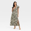 Women's Flutter Short Sleeve Maxi A-Line Dress - A New Day™ - 3 of 3
