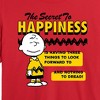 Women's - Peanuts - Secret To Happiness Cropped Graphic T-Shirt - 2 of 4