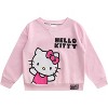 Hello Kitty Sanrio Girls French Terry Sweatshirt and Skort Skirt 2 Piece Set for Big Kids - Size 10 - 2 of 4