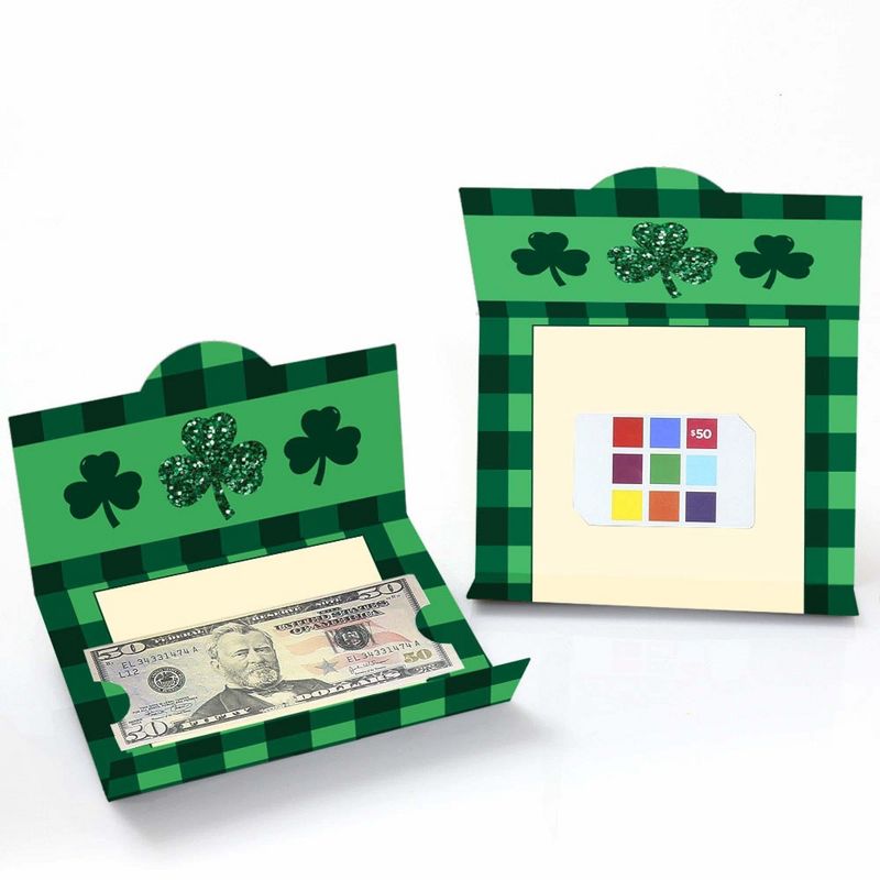 Big Dot of Happiness St. Patrick's Day - Saint Paddy's Day Party Money and Gift Card Holders - Set of 8, 2 of 5
