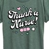Women's - Instant Message - Thank A Nurse Short Sleeve Graphic T-Shirt - 2 of 4
