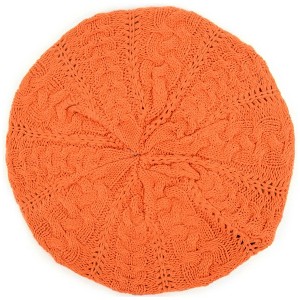 Women's Soft Lightweight Knitted Beret Hat - 1 of 4
