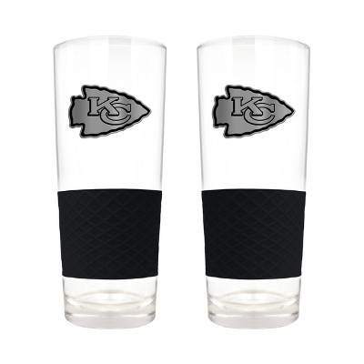 NFL Kansas City Chiefs 22oz Pint Glass Set