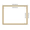Amanti Art Florence Gold Framed Magnetic Dry Erase Board - 4 of 4