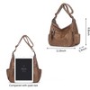 Fashion Crossbody Bag Shoulder Bag Soft PU Leather Handbags Purses Multi Pocket - 2 of 4