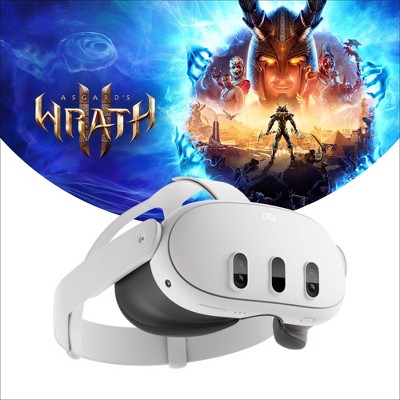 Meta Quest 3 Mixed Reality Headset: Asgard's Wrath 2 Bundle - 128gb : Target