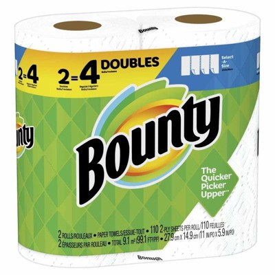 Bounty Select-a-size Paper Towels - 6 Triple Rolls : Target