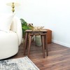 GDFStudio Birrell Mid Century Modern 3 Piece Rectangle Wood Nesting Table - 4 of 4