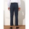 Lars Amadeus Men's Plaid Slim Fit Tapered Bargains Trousers - 3 of 4