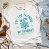 Simply Sage Market Women's Season To Sparkle Short Sleeve Garment Dyed Tee - 3 of 4