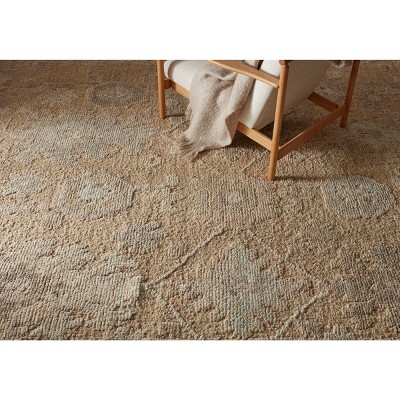 Grafton Gray and Beige Hand-Knotted Wool Area Rug