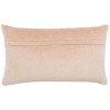 Morrocan Border Pillow - Blush - 12"X20" - Safavieh - image 3 of 3