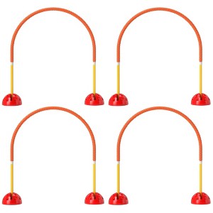 Skyzone 4-Piece Dog Agility Set: Adjustable Width Doors, Orange/Yellow, Portable w/ Carry Bag, - 1 of 4