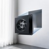VEVOR 6 inch Through-The-Wall Ventilation Fan, 205 CFM Through Wall Exhaust Fan with AC Motor, Quiet Vent Easy Installation for Bathroom,Garage,Black - 2 of 4
