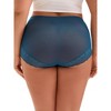 INSPIRE CHIC Plus Size with Women's Lace Trim High Rise Solid Briefs Full Coverage Underwear - 2 of 4