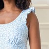 Hope & Henry Womens' Flutter Sleeve Empire Dress - 2 of 4